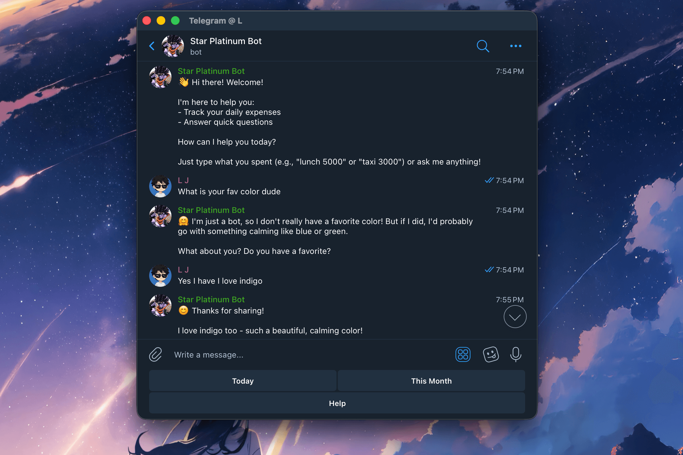 Personal Assistant Bot with AI